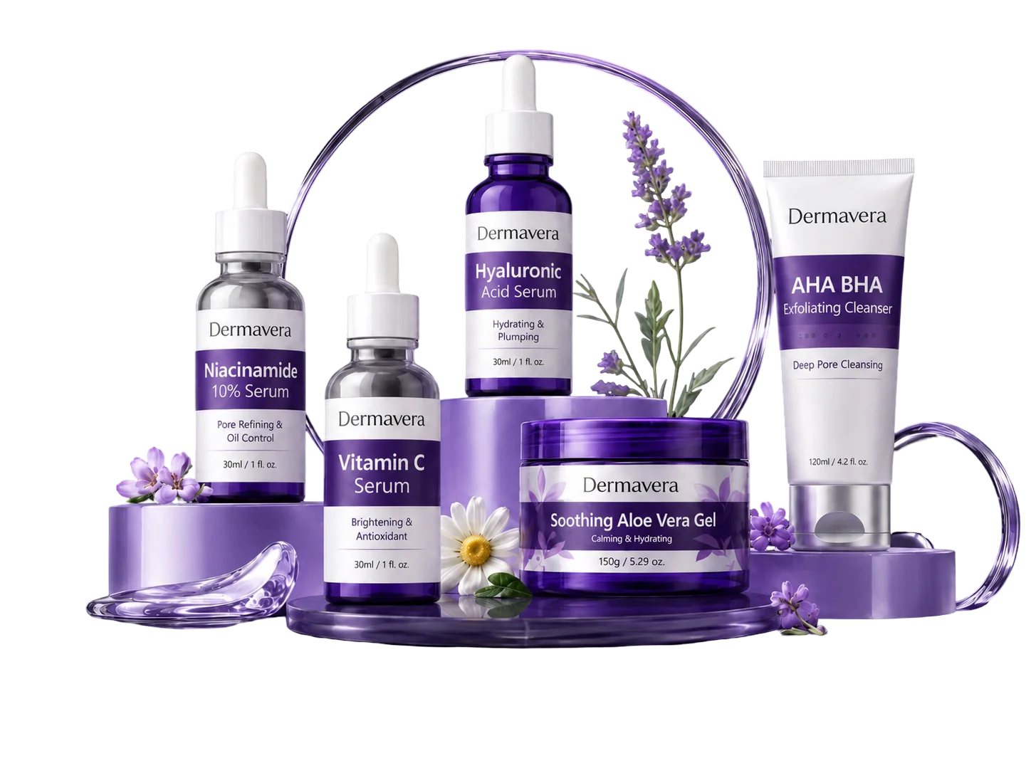 Dermavera skincare collection